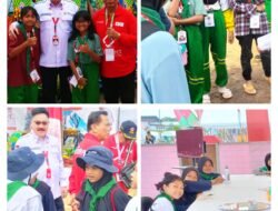 Suasana saat kunjungan dari Kontingen Lain