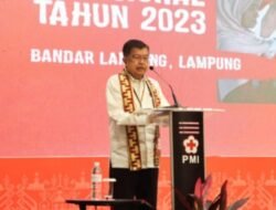 Ketum PMI HM. Jusuf Kalla Buka Mukernas PMI di Bandar Lampung