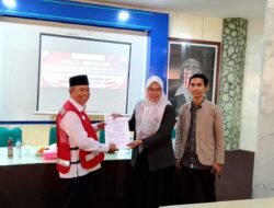 Ditandai MoU, Ketua PMI Kabupaten Pasuruan H. Agus Sutiiadji S,H MSi Lantik KSR UNU