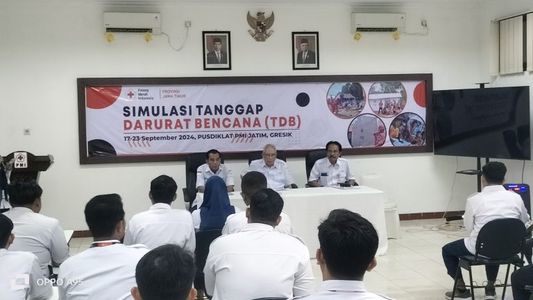 Diklat Simulasi TDB PMI Jatim Diikuti 40 Peserta, Soebagyo SW : Kalian Adalah Orang Pilihan