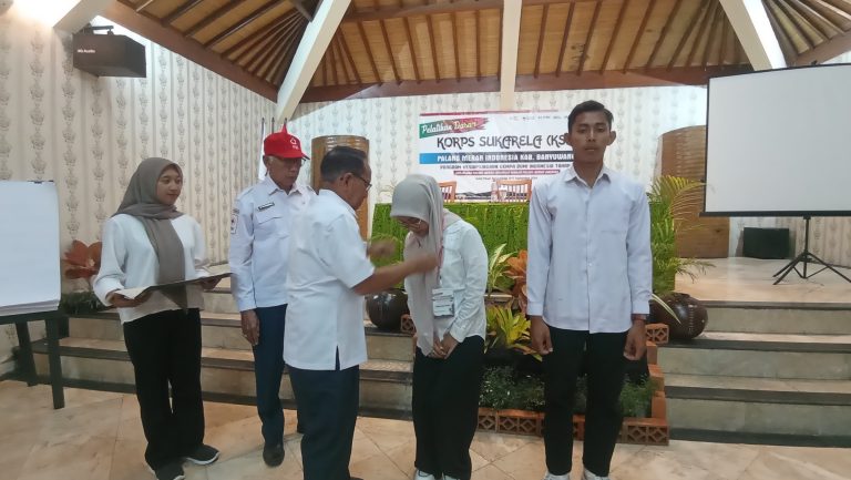 PMI KAB.BANYUWANGI ADAKAN PELATIHAN DASAR KORPS SUKARELA (KSR) ANGKATAN – X