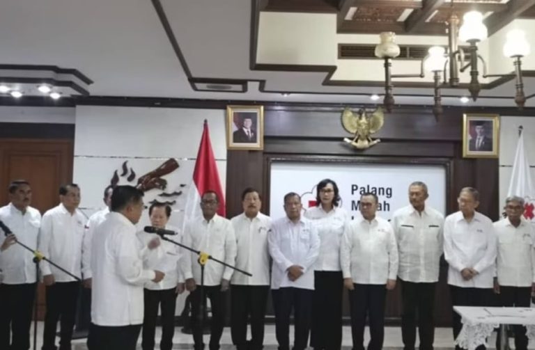 H. Imam Utomo Hadiri Pelantikan Dewan Kehormatan dan Pengurus Pusat PMI Periode 2024-2029