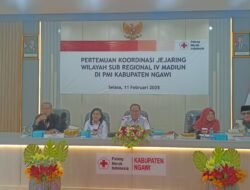 PMI Kabupaten Ngawi Tuan Rumah Pertemuan Jejaring Regional IV Madiun