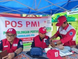 PMI Provinsi Jatim Terjunkan Tim Pantau Pos Siaga Lebaran di Kabupaten Madiun 1