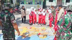 TMMD 125 Bojonegoro, Satgas, PMI dan Tagana Bersinergi Sosialisasikan Sekolah Siaga Bencana