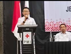 Foto : Plt. Ketua PMI Jember ditunjuk sebagai Ketua PMI Wilayah lll Jember. Zainollah memberikan sambutan.