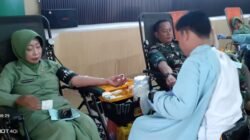 Jelang Ramadan, Kodim 0824 Sumbangkan 102 Kantong Darah untuk PMI Jember